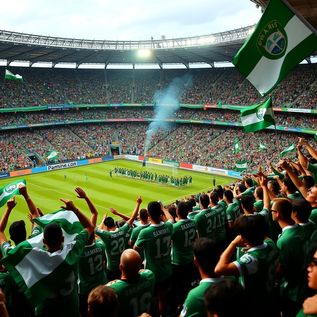 澳亚国际游戏娱乐平台-帕尔梅拉斯球迷现场助威，球队斗志昂扬